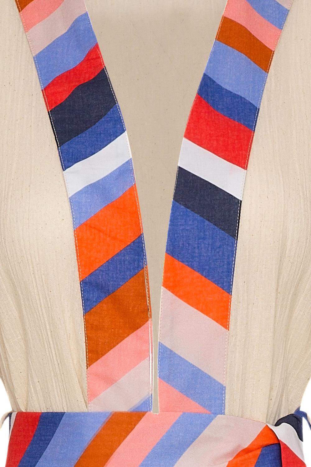 Unexpectedone-Realistic Kimono-Banded Beige-Kimono-3-Milagron.com