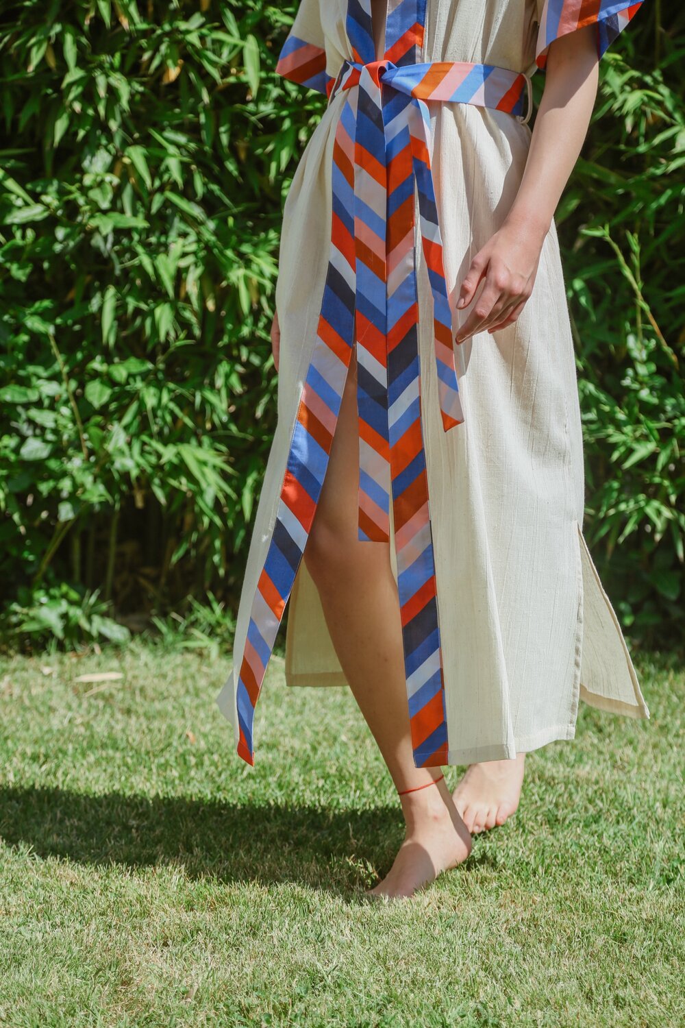 Unexpectedone-Realistic Kimono-Banded Beige-Kimono-4-Milagron.com