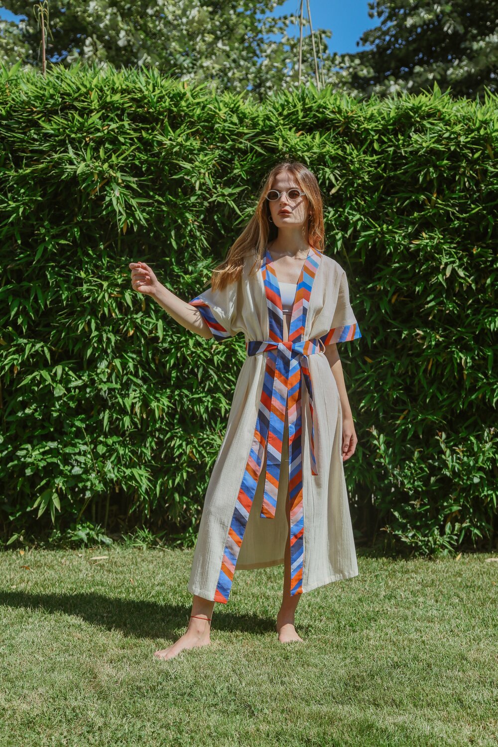 Unexpectedone-Realistic Kimono-Banded Beige-Kimono-5-Milagron.com