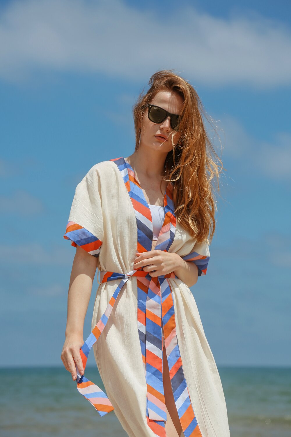 Unexpectedone-Realistic Kimono-Banded Beige-Kimono-7-Milagron.com