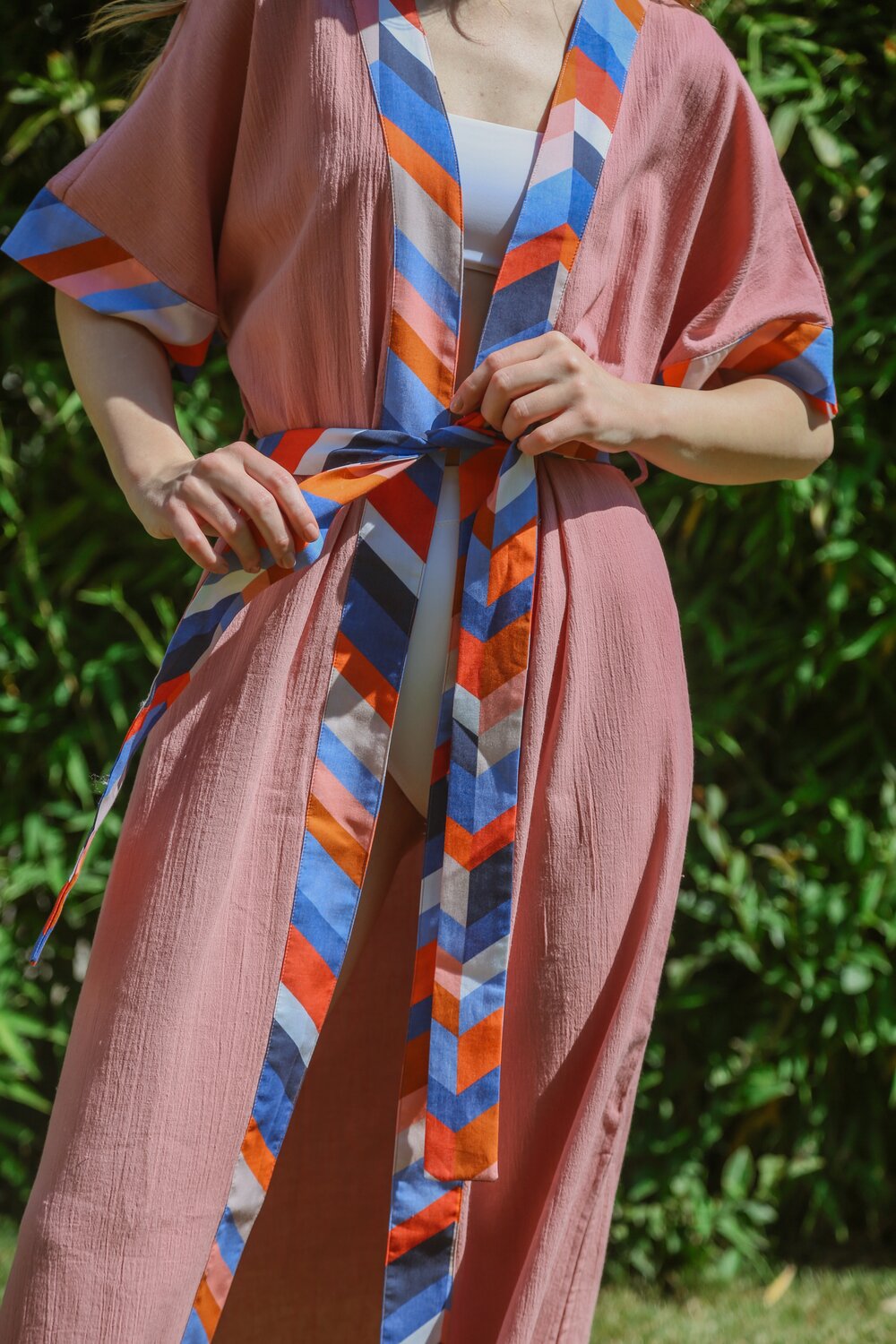 Unexpectedone-Realistic Kimono-Banded Blush-Kimono-5-Milagron.com