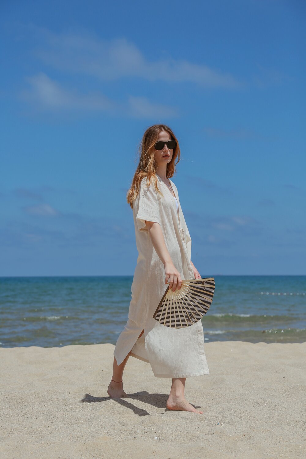 Unexpectedone-Realistic Kimono-Plain Beige-Kimono-5-Milagron.com