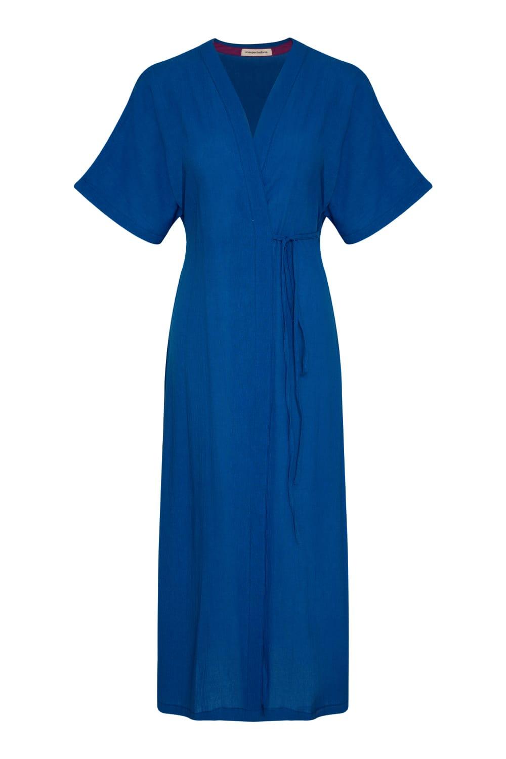 Unexpectedone-Realistic Kimono - Plain Blue-Kimono-1-Milagron.com