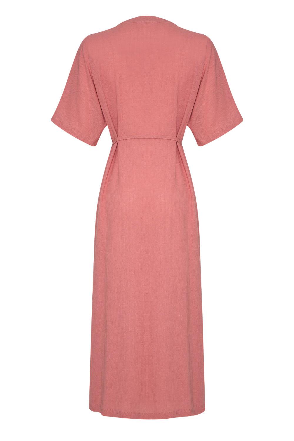 Unexpectedone-Realistic Kimono-Plain Blush-Kimono-2-Milagron.com