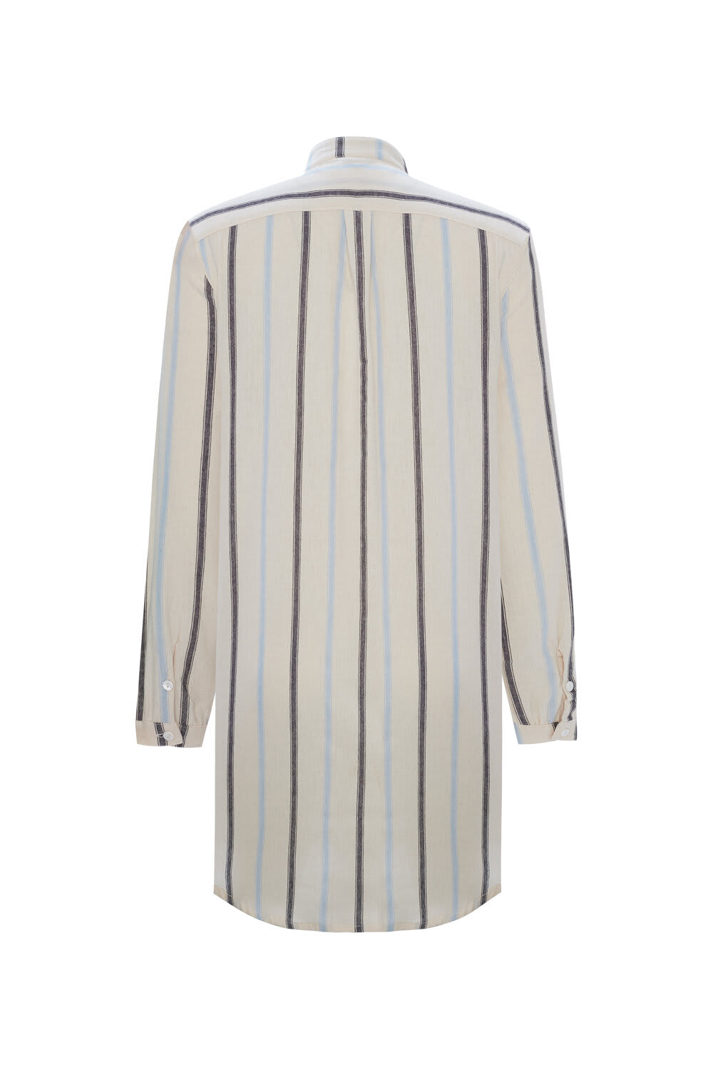 Unexpectedone-Shades of Shirt - Gri/Mavi Çizgili-Gömlek-2-Milagron.com