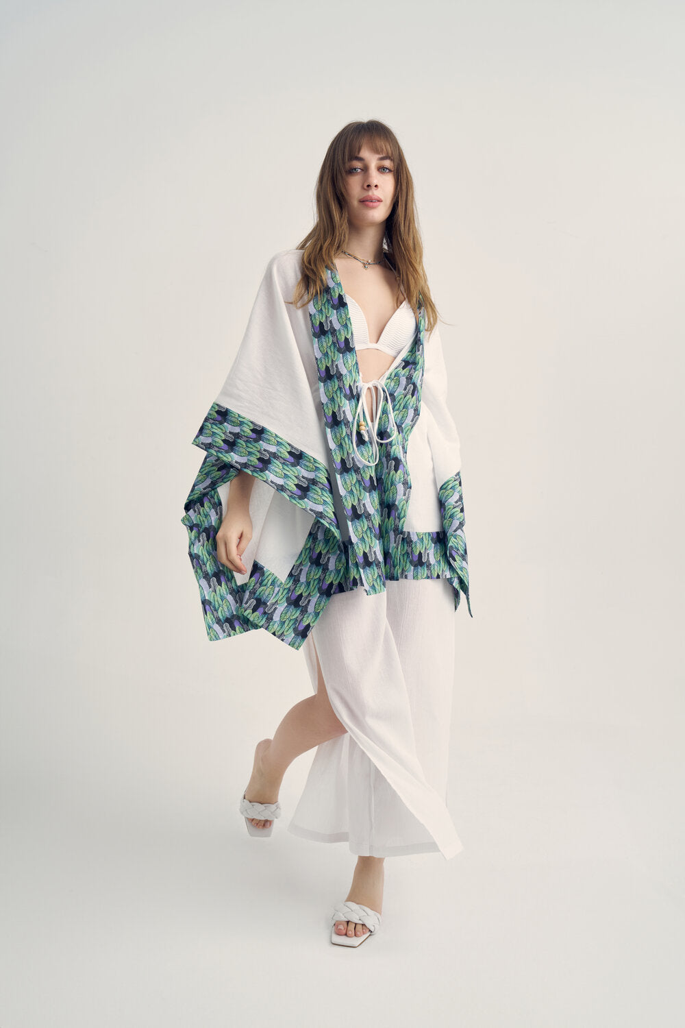Unexpectedone-Summer Queen Kimono - Leaves-Kimono-6-Milagron.com