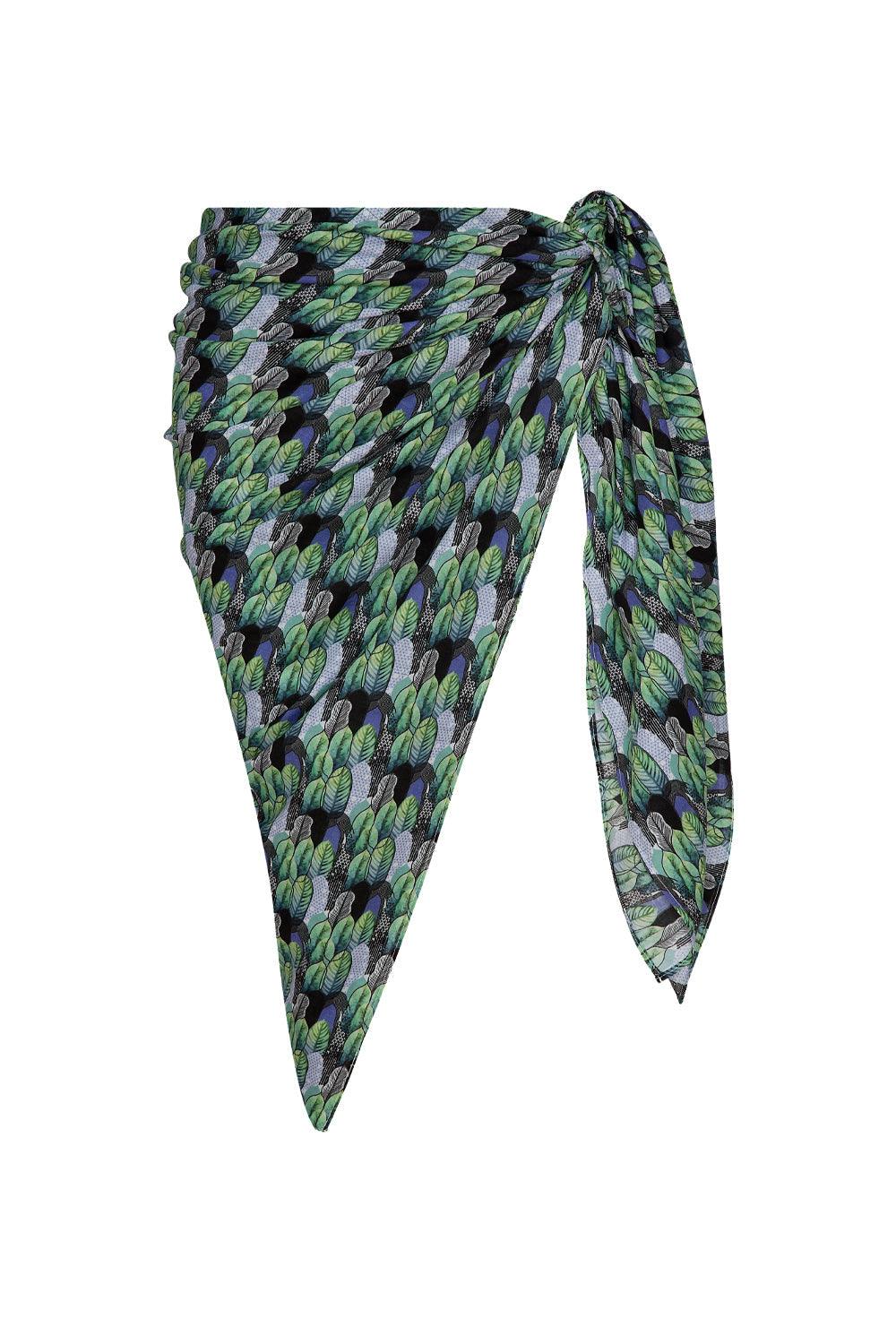 Unexpectedone-The One Pareo- Leaves-Pareo & Bandana-1-Milagron.com