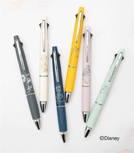 Uniball-Uni X Disney Belle Limited Edition Jetstream 4 Farklı Jel Ve 0.5 Mm Versatil Multi Function Kalem-Roller Kalem-3-Milagron.com