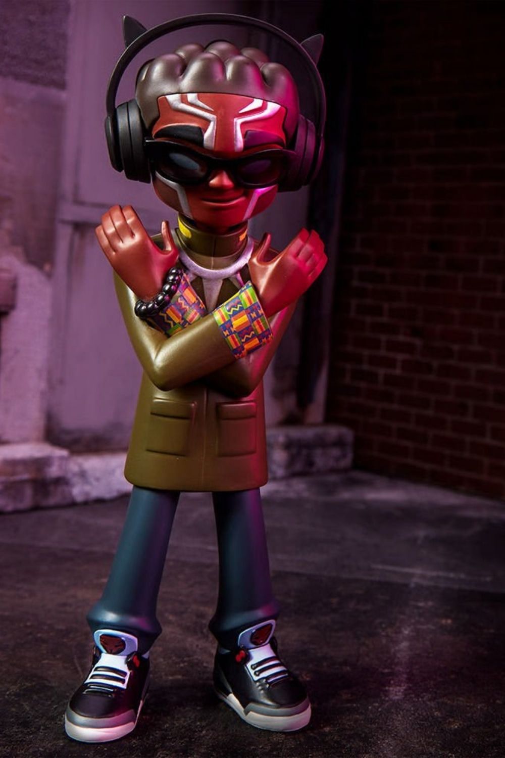 Unruly Industries-Black Panther Designer Collectible Toy by kaNO-Heykel-5-Milagron.com