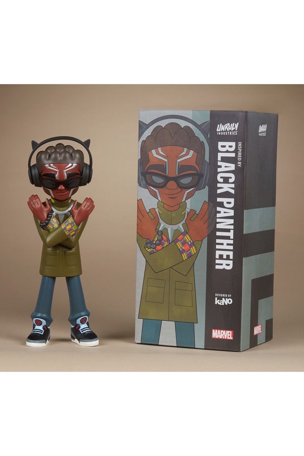 Unruly Industries-Black Panther Designer Collectible Toy by kaNO-Heykel-6-Milagron.com