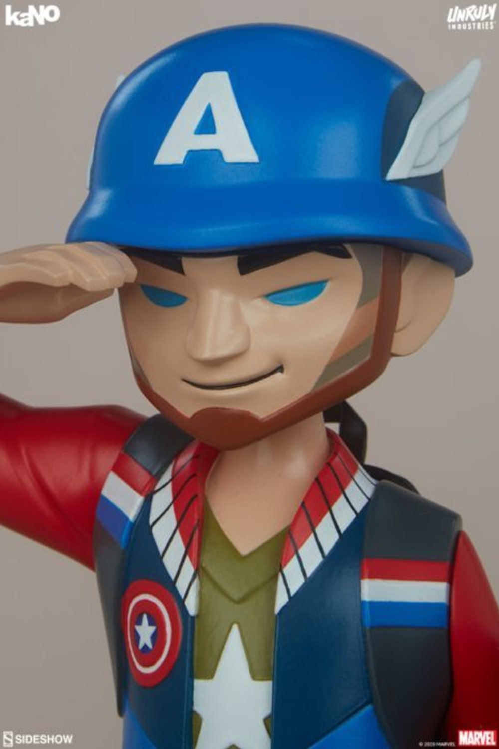 Unruly Industries-Captain America Designer Collectible Toy by kaNO-Heykel-2-Milagron.com