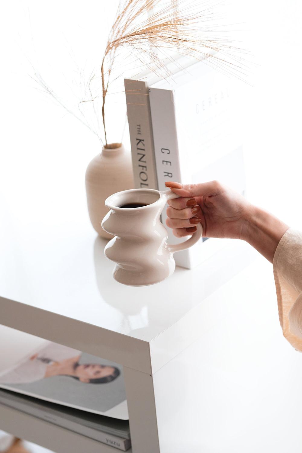 Urania Design-El Yapımı Seramik Eriyen Kupa-Bardak-5-Milagron.com