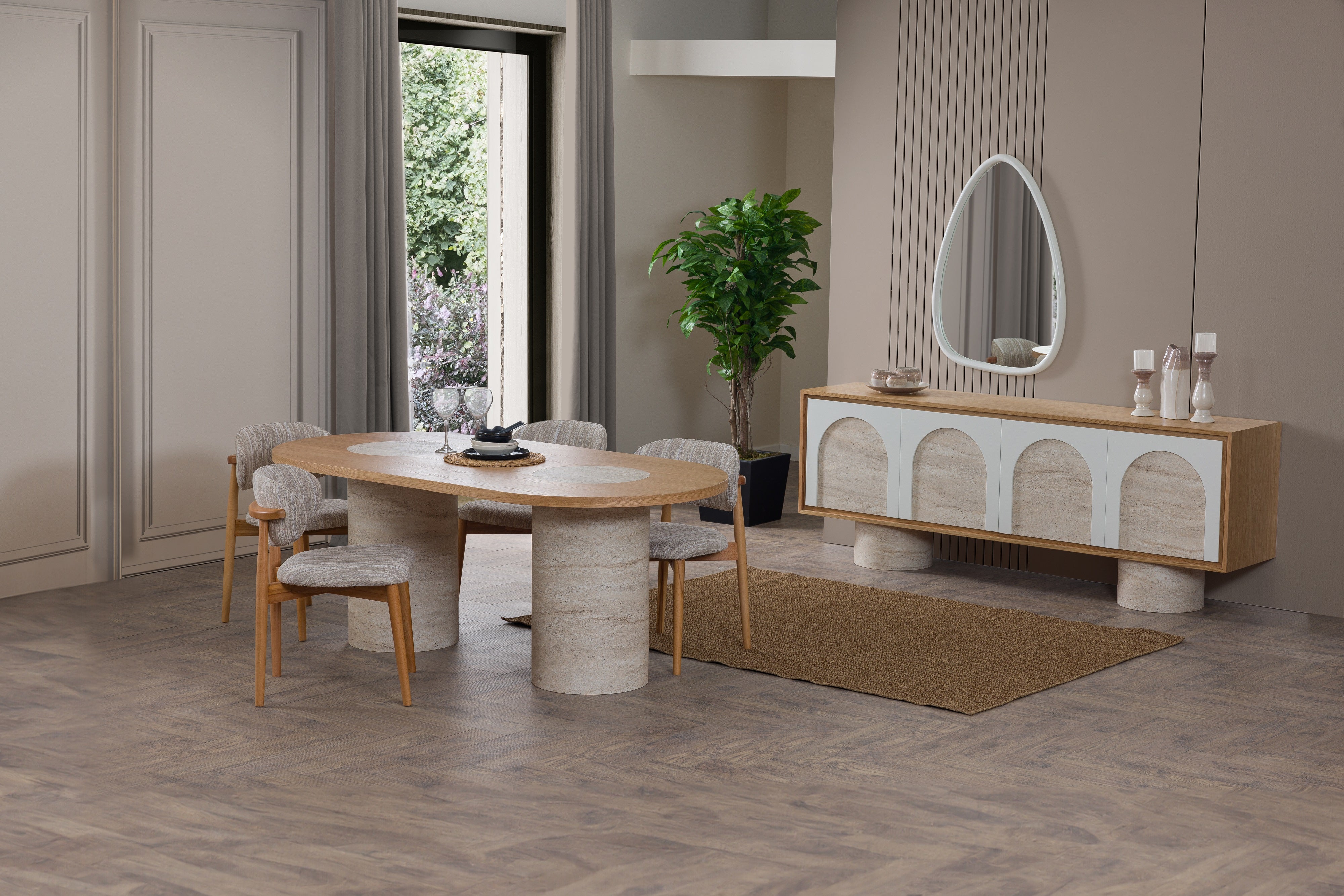 Valnott-Asya Yemek Masası-Masa-3-Milagron.com