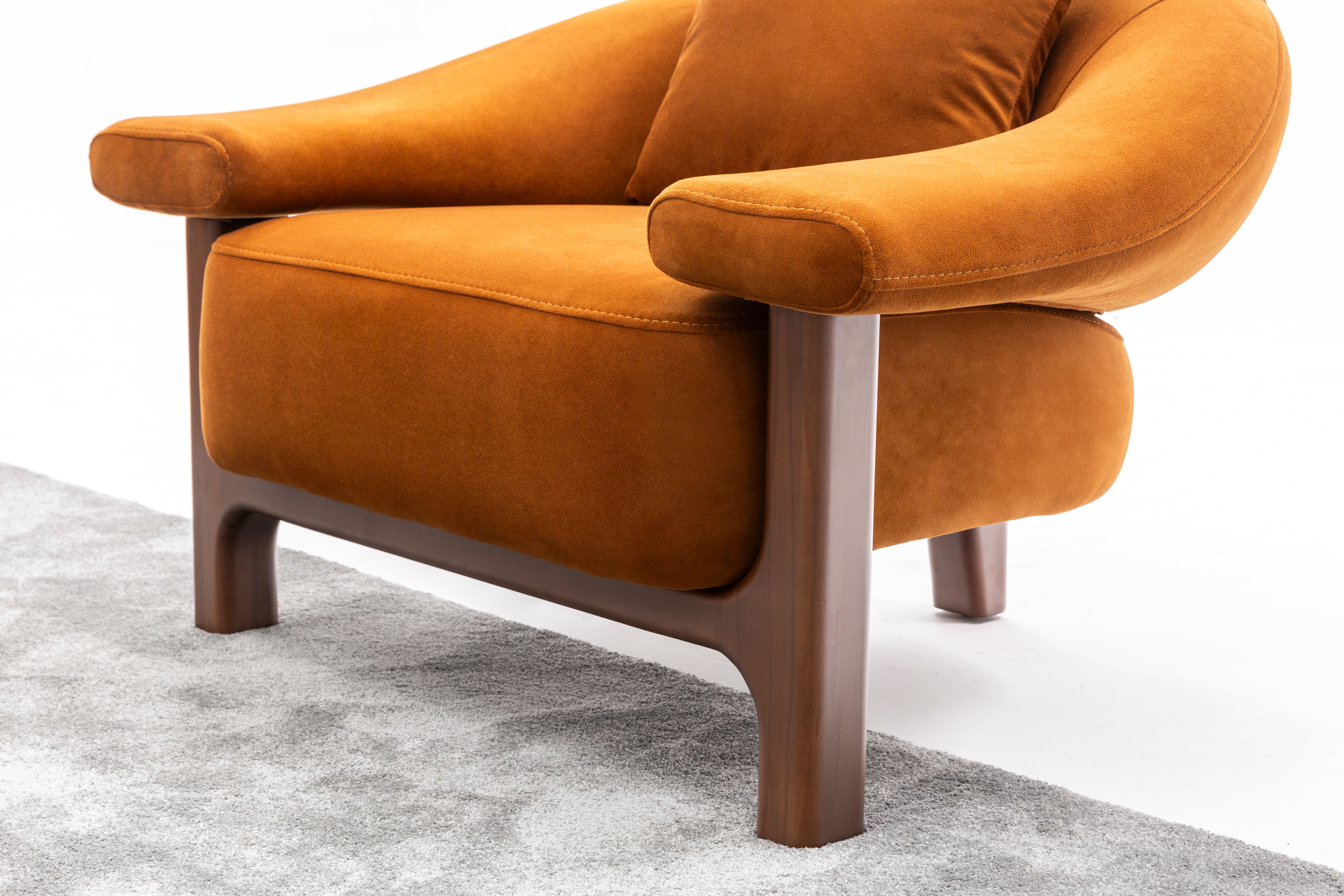 Valnott-Etna Berjer-Armchair-2-Milagron.com