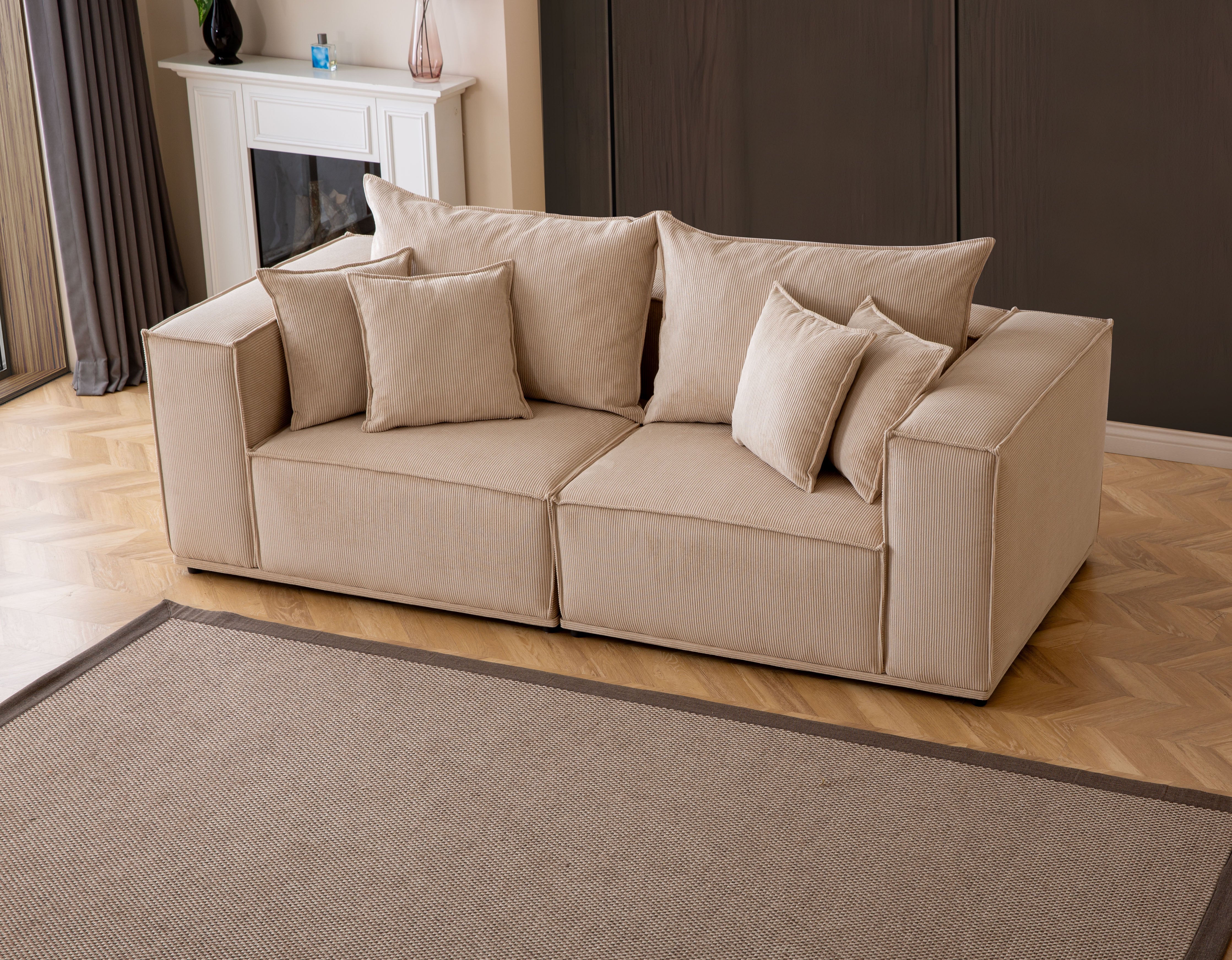 Valnott-Line 4'lü Koltuk-Koltuk & Berjer-6-Milagron.com