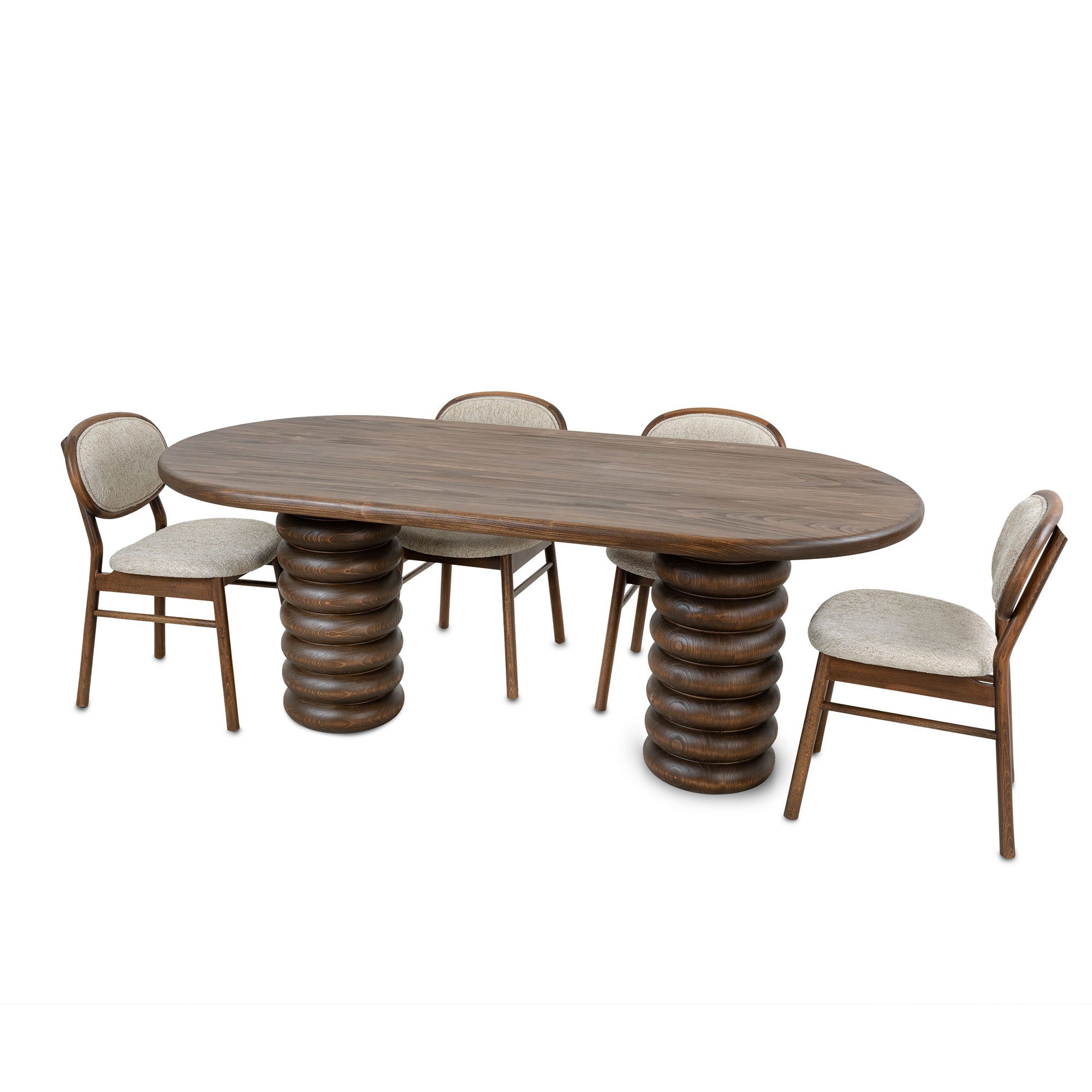 Valnott-Miami Sandalye-Sandalye & Tabure-6-Milagron.com