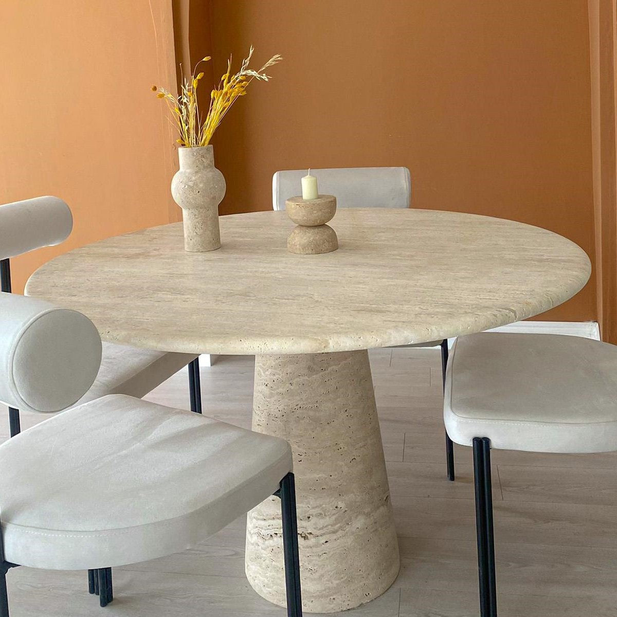 Valnott-Nova Traverten Yemek Masası-Masalar-2-Milagron.com