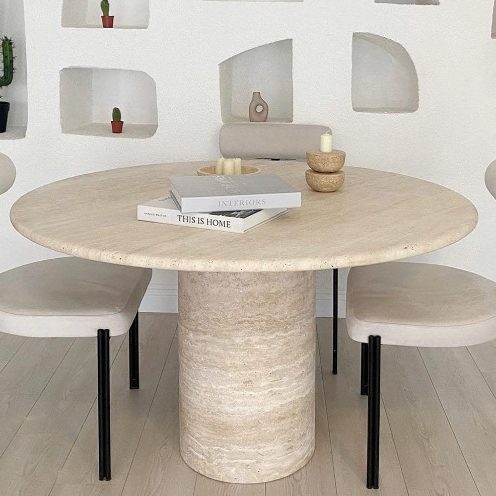 Valnott-Orion Traverten Yemek Masası-Masa-2-Milagron.com