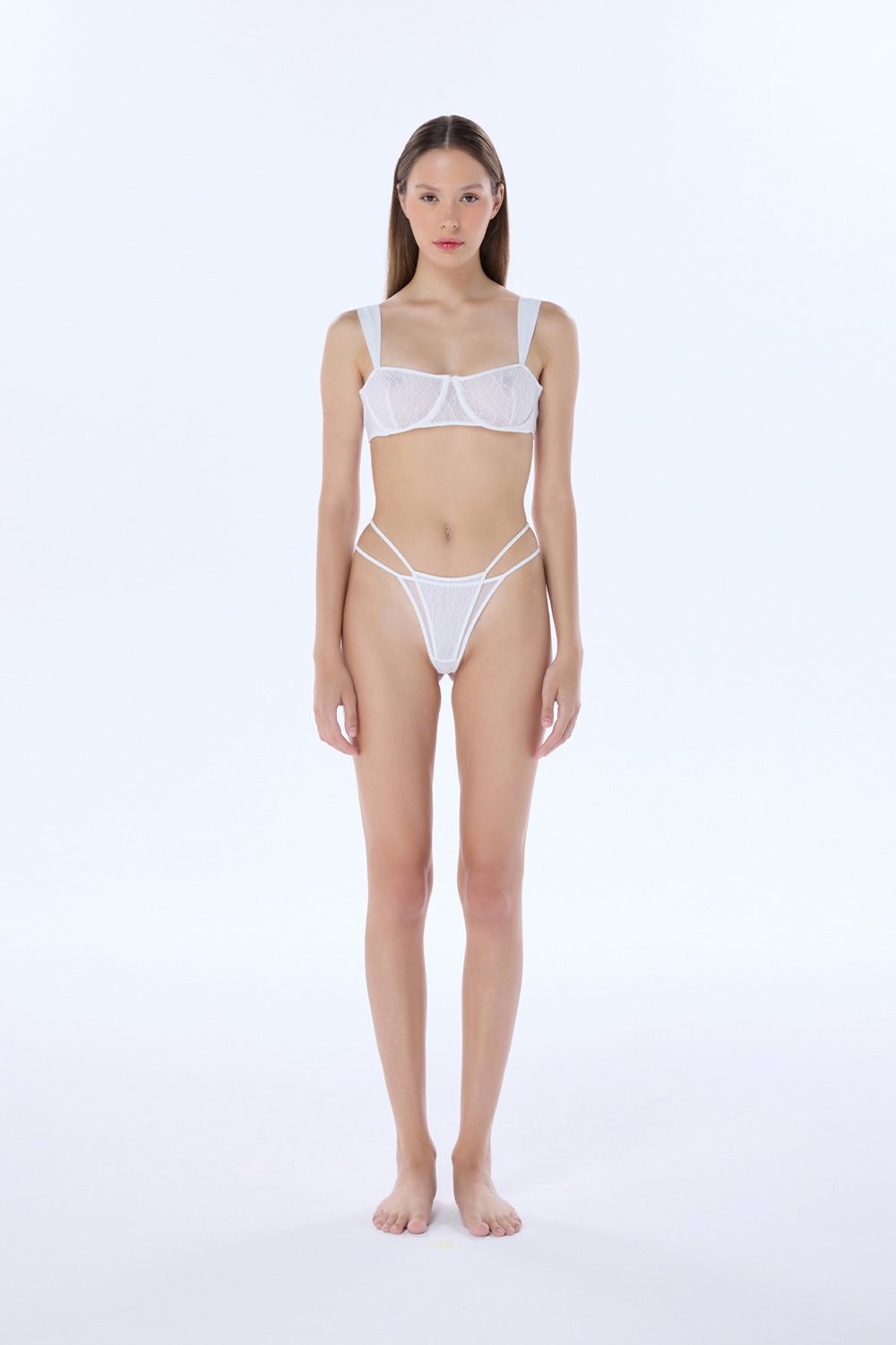 Valnue Lingerie-Nova Beyaz İkili İp Detaylı Dantel Tanga-Tanga-3-Milagron.com