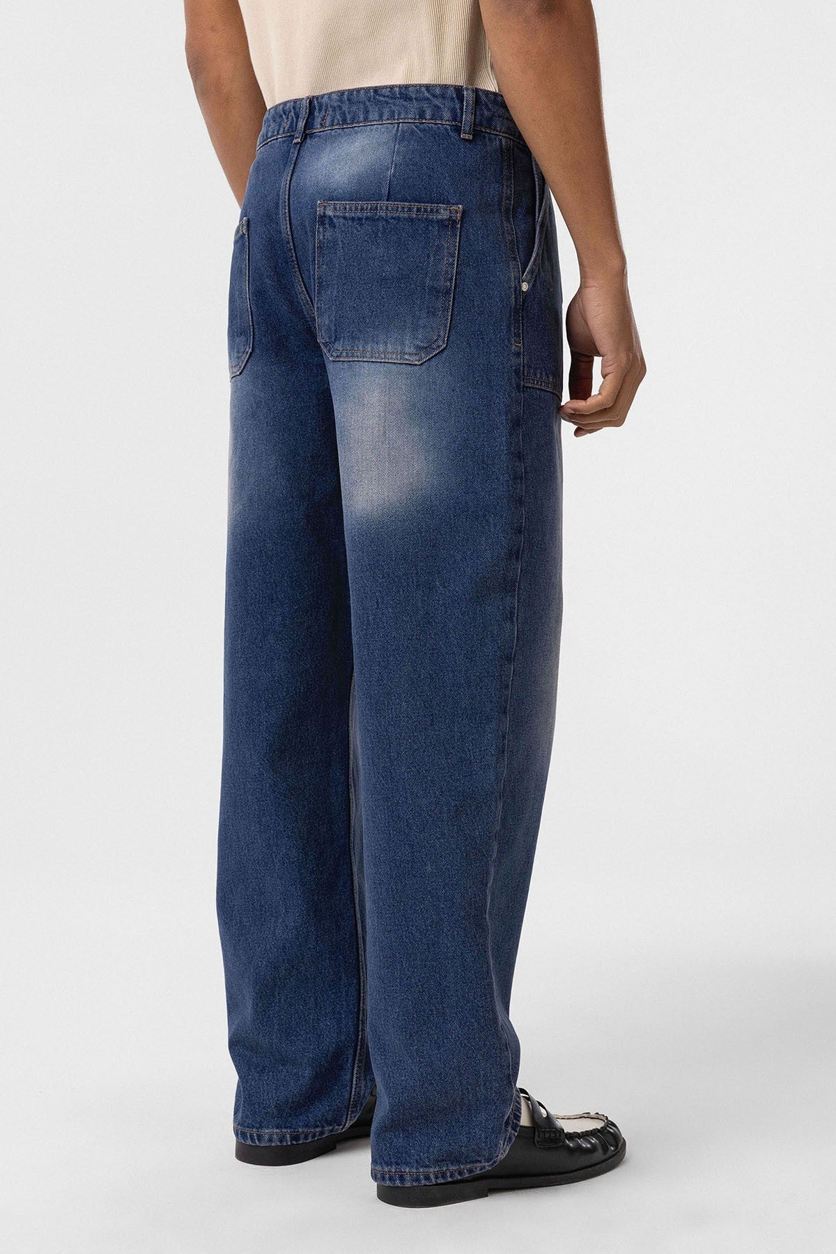 Cep Detaylı Baggy Fit Jean