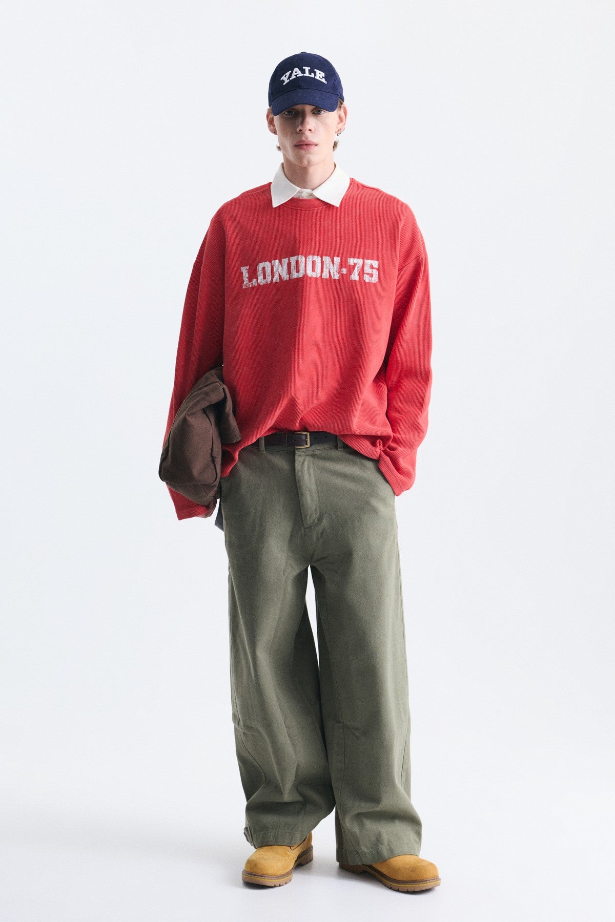 Dokulu London Baskılı Sweatshirt