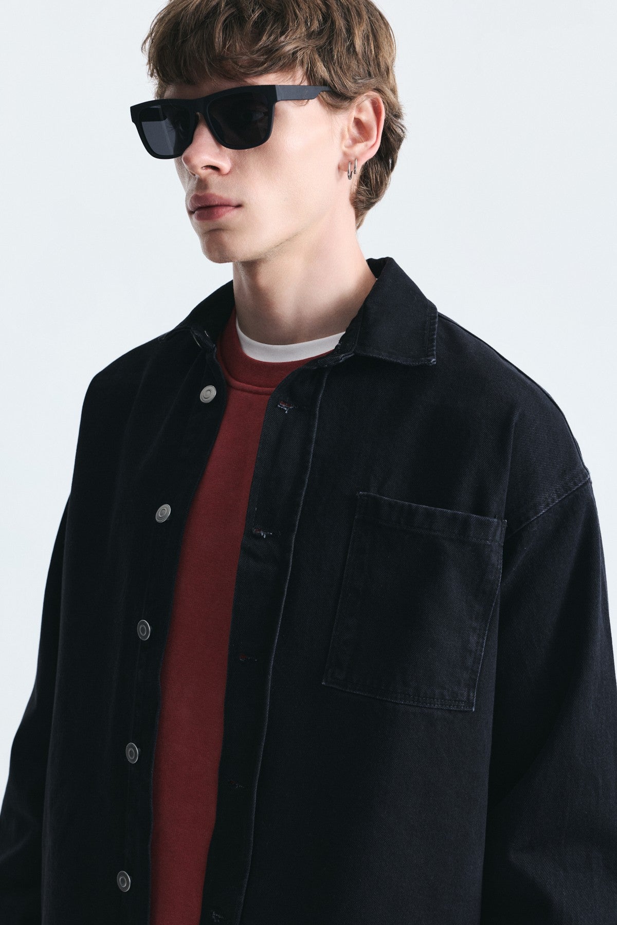 Oversize Denim Gömlek