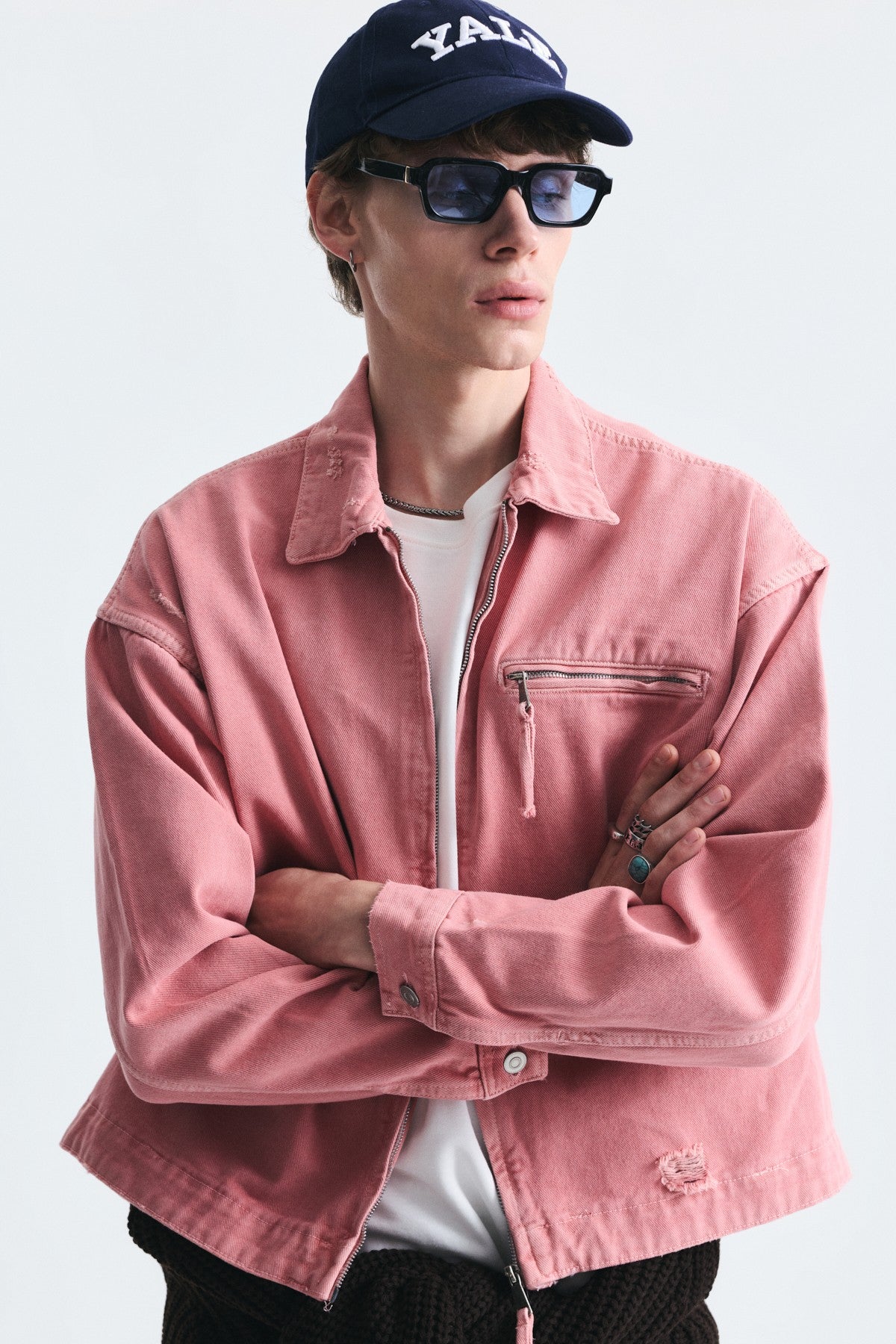 Oversize Fermuar Kapama Kot Mont