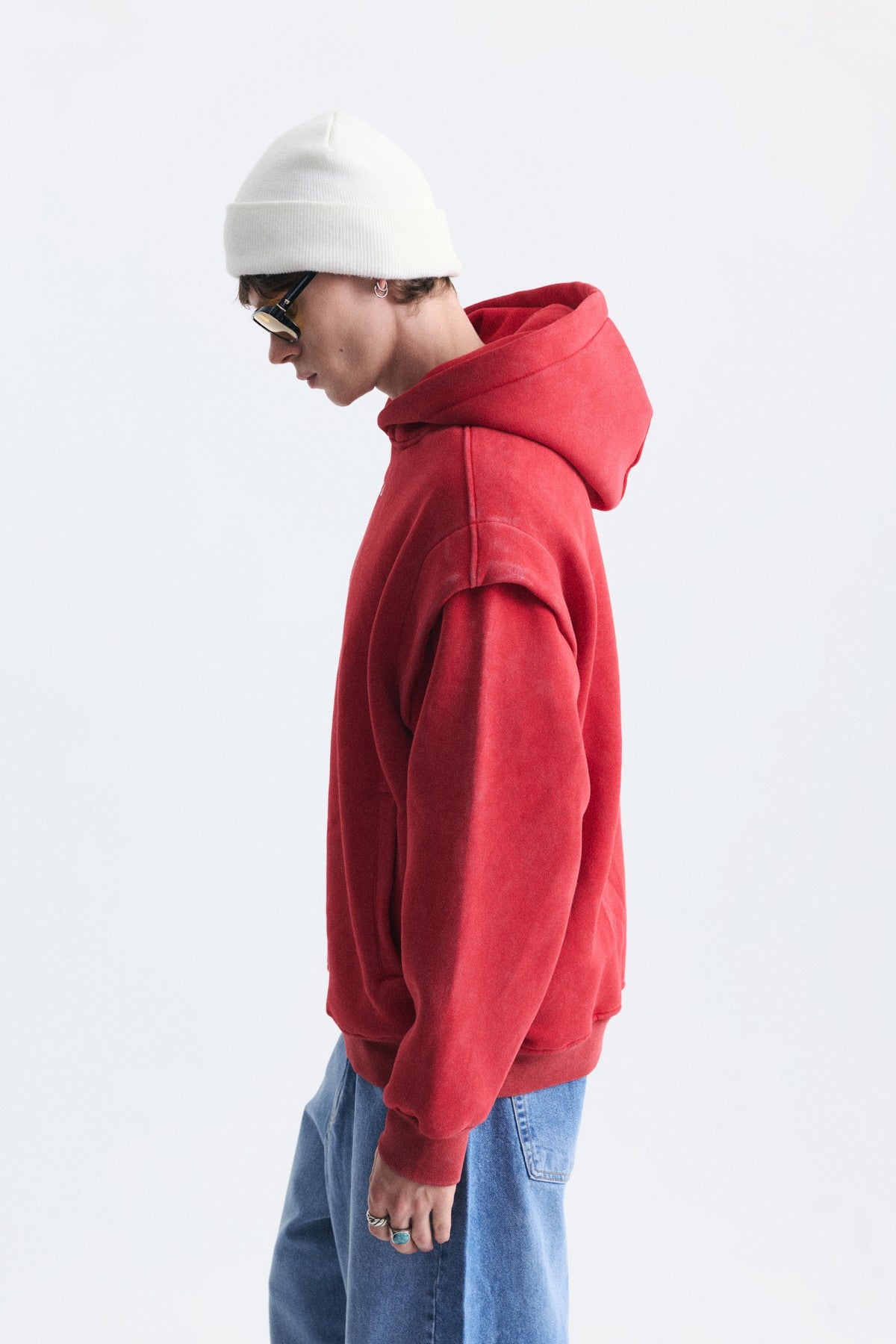 Oversize Yıkamalı Sweatshirt