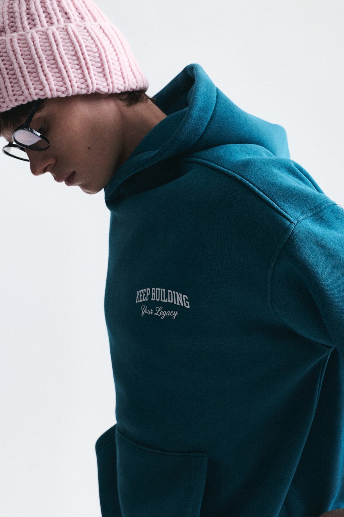 Oversize Yıkamalı Kapüşonlu Sweatshirt