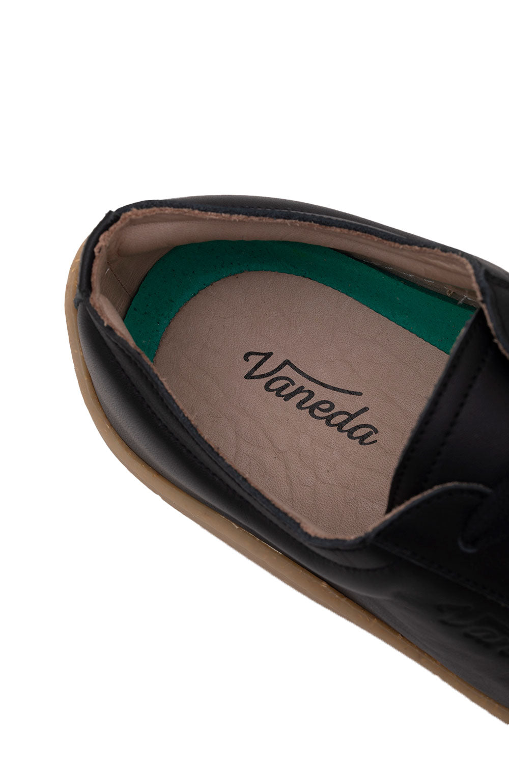 Vaneda-1383 V Barefoot Comfort Deri Erkek Ayakkabı Siyah-Sneakers-5-Milagron.com