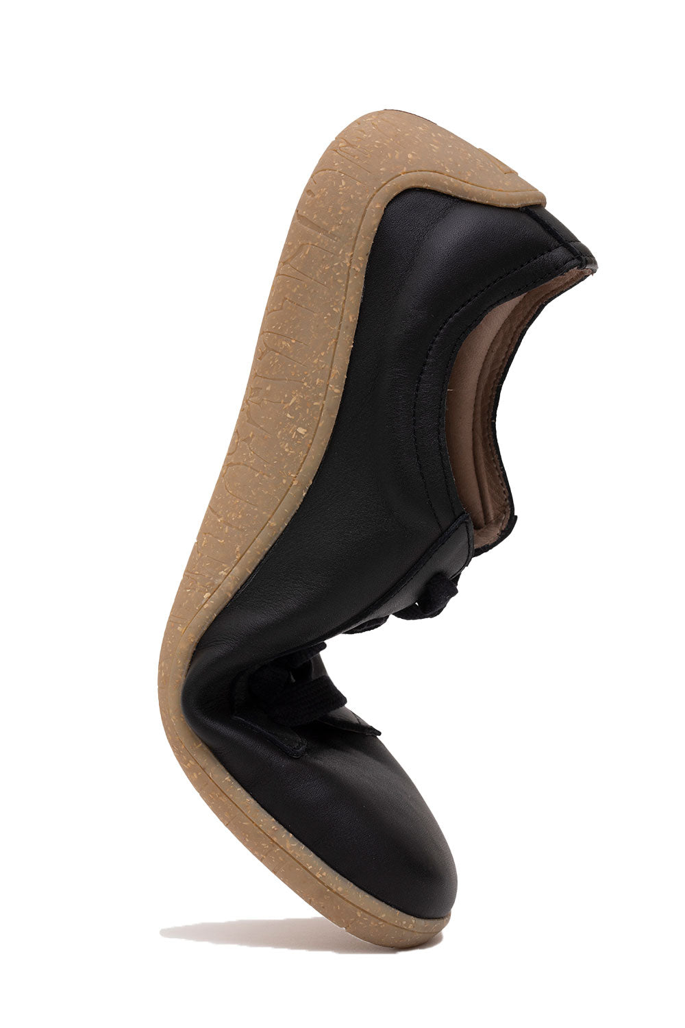 Vaneda-1383 V Barefoot Comfort Deri Erkek Ayakkabı Siyah-Sneakers-6-Milagron.com