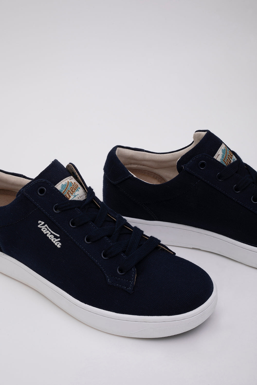 Vaneda-1388 V Mich Free Kanvas Sneaker Erkek Ayakkabı Lacivert-Sneakers-3-Milagron.com