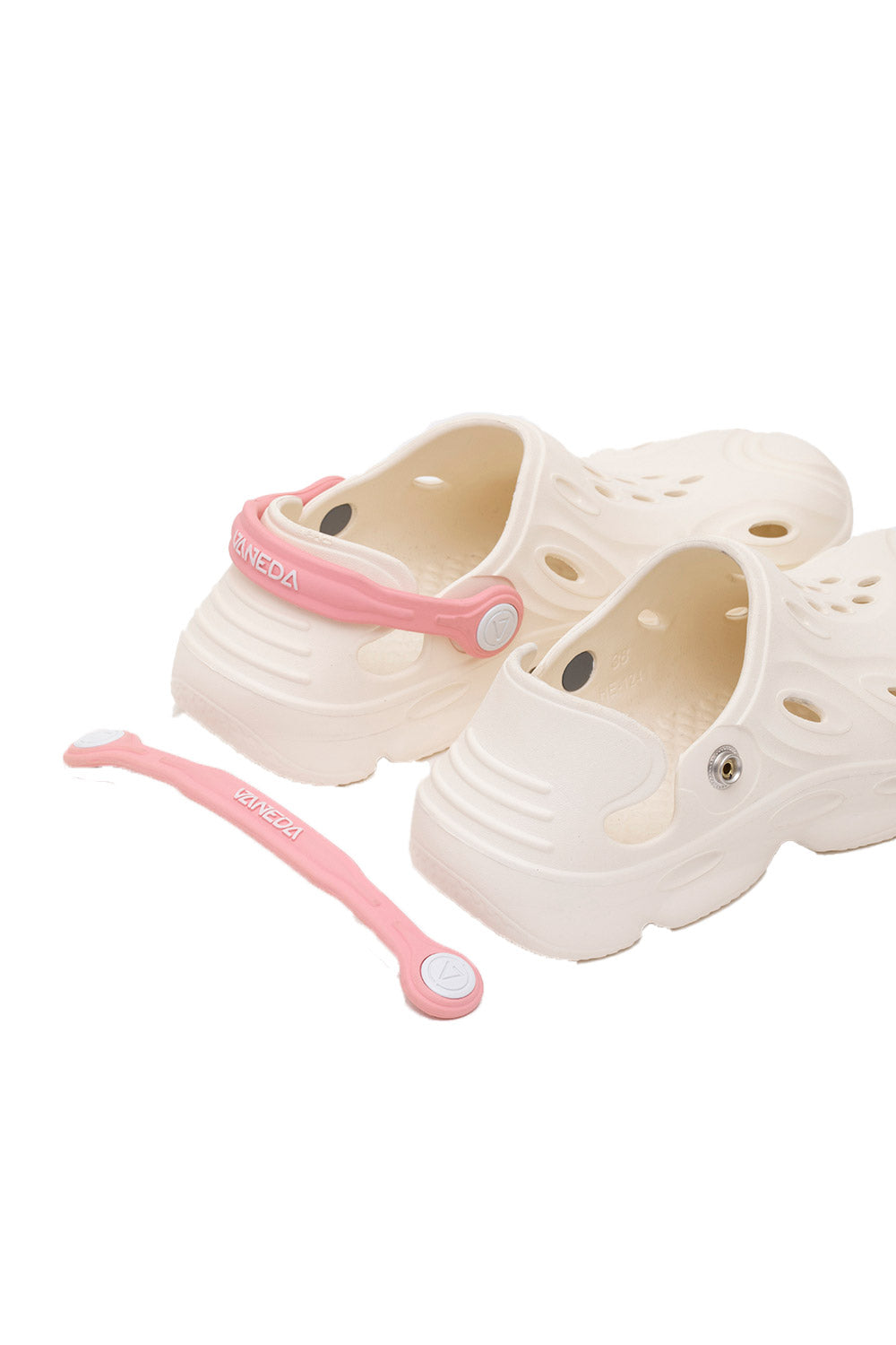 Vaneda-5516 Vaneda Hybrid Eva Sandalet Kadın Terlik Fildişi-Sandalet & Terlik-9-Milagron.com