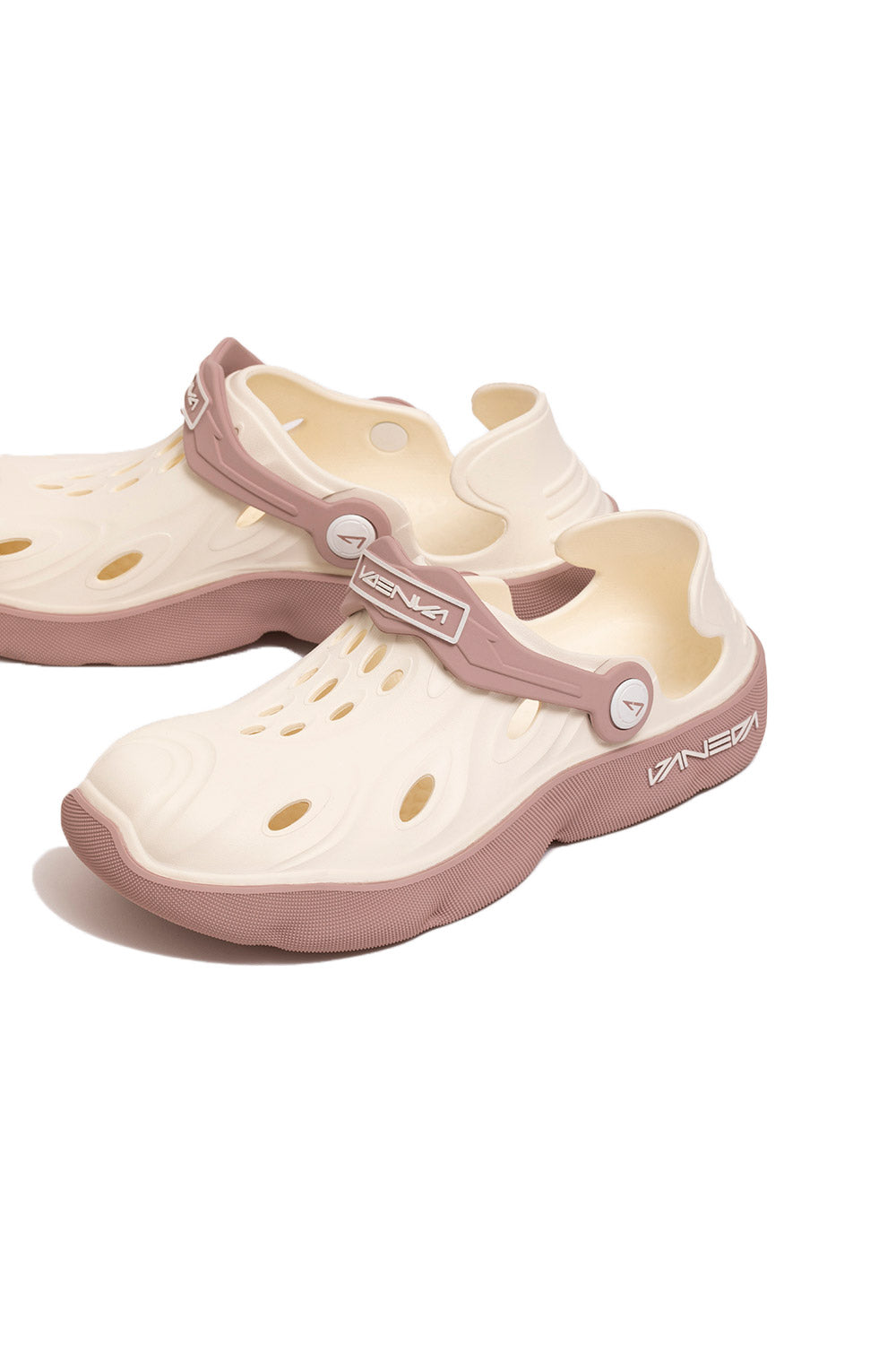 Vaneda-5517 Vaneda Pro Hybrid Sandalet Kadın Terlik Fildişi-Sandalet & Terlik-6-Milagron.com