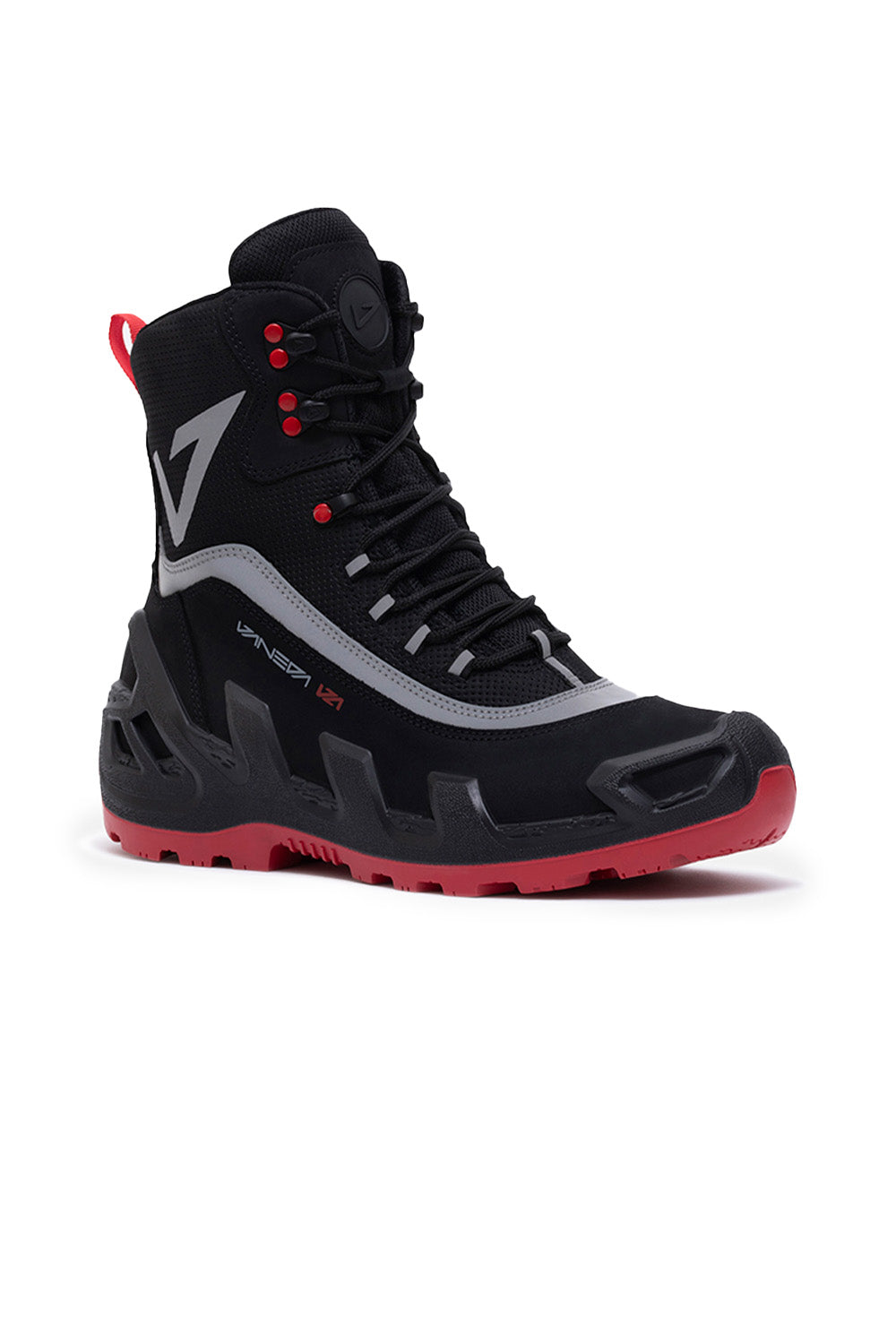 998 V Clutch Pro Next Nubuk Erkek Bot Siyah/Kırmızı - 1