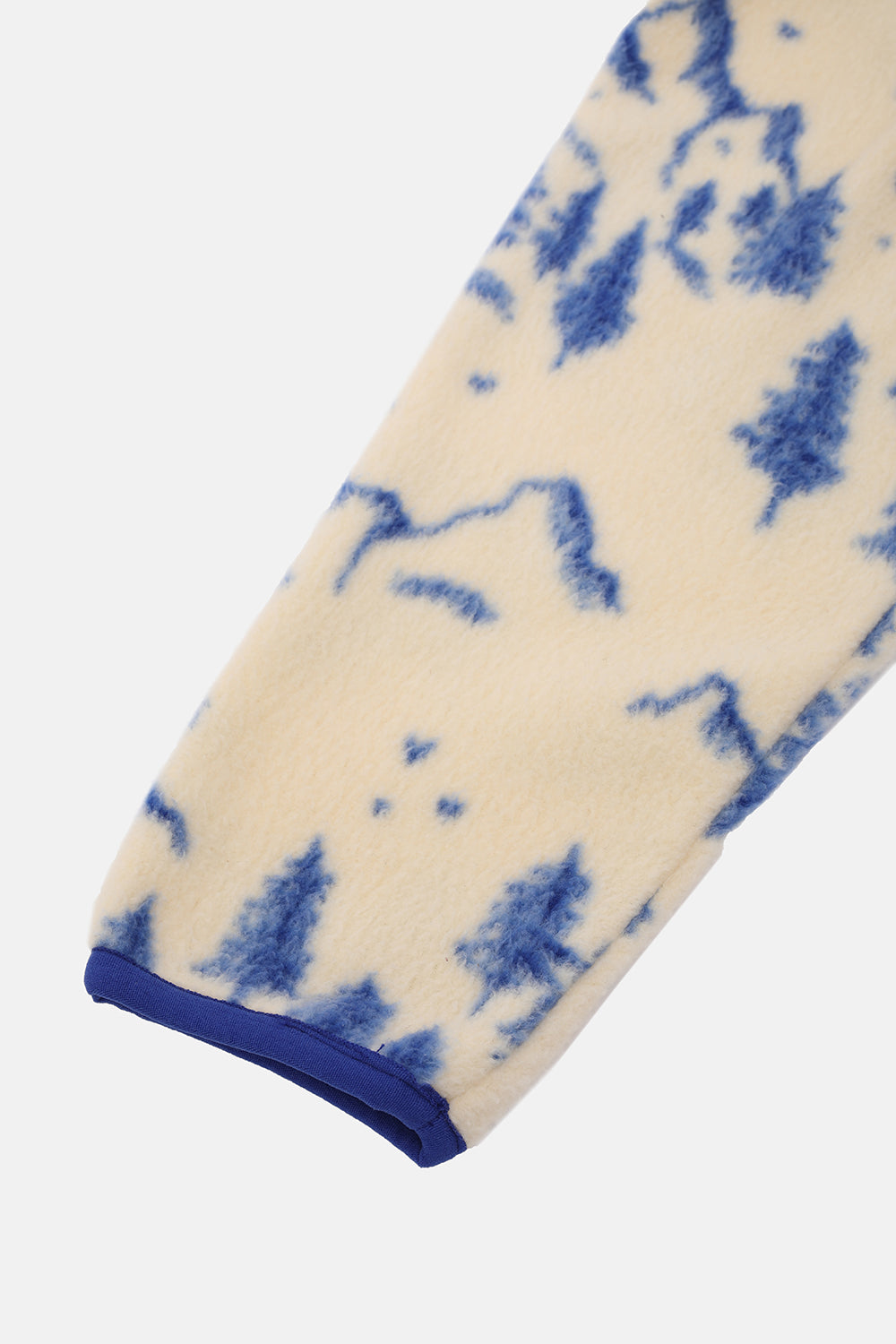 Vaneda-Regular Fit Next Unisex Polar Desenli Mavi-7-Milagron.com