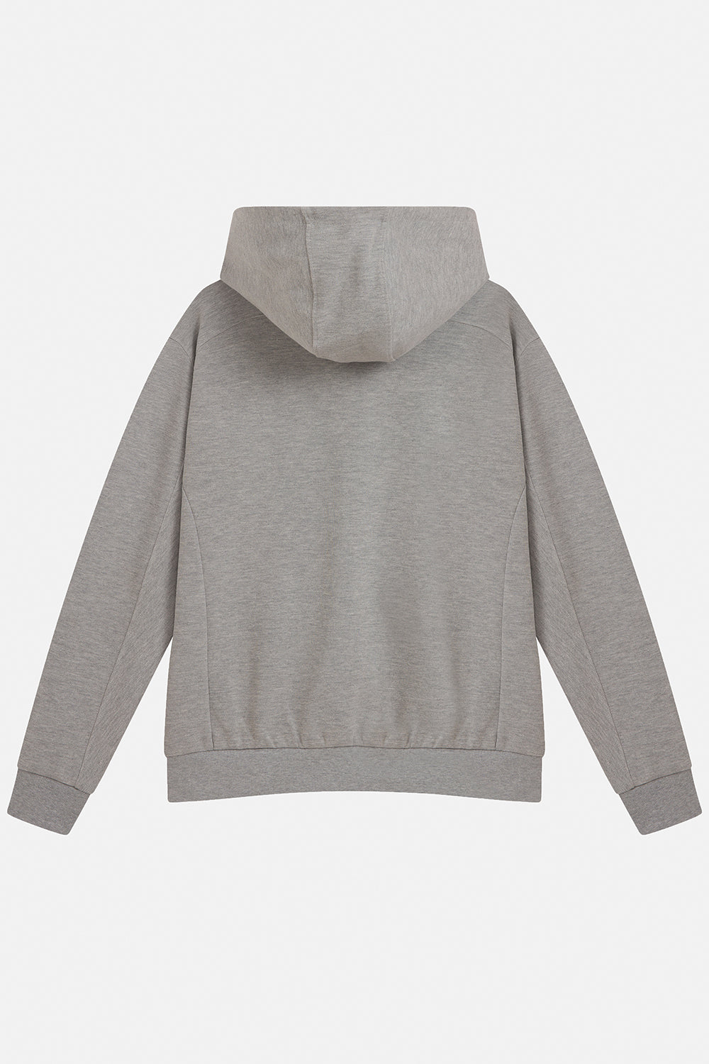 Vaneda-Urbanwild Hoodie Fermuarlı Gri Melanj-2-Milagron.com