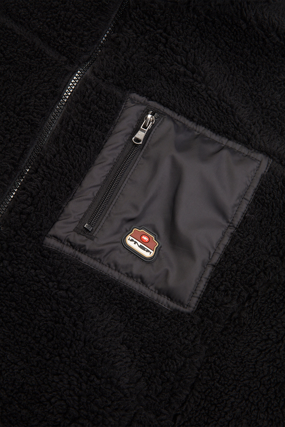 Vaneda-Urbanwild Sherpa Ceket Siyah-4-Milagron.com