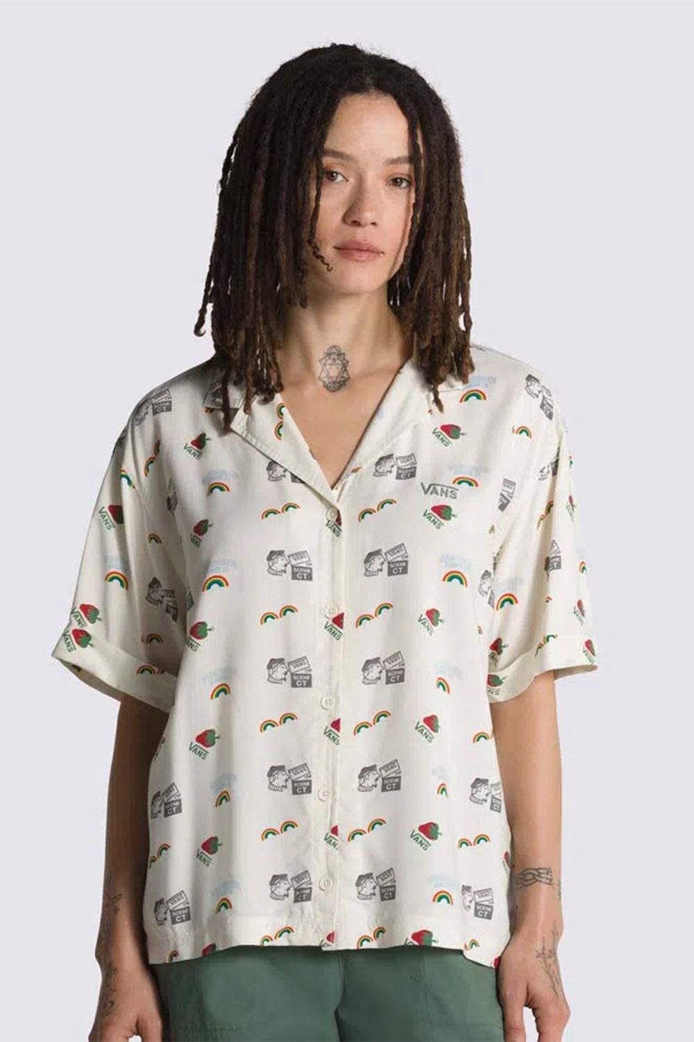 Vans-Anaheim Sidewall Woven Top-T-Shirts-1-Milagron.com