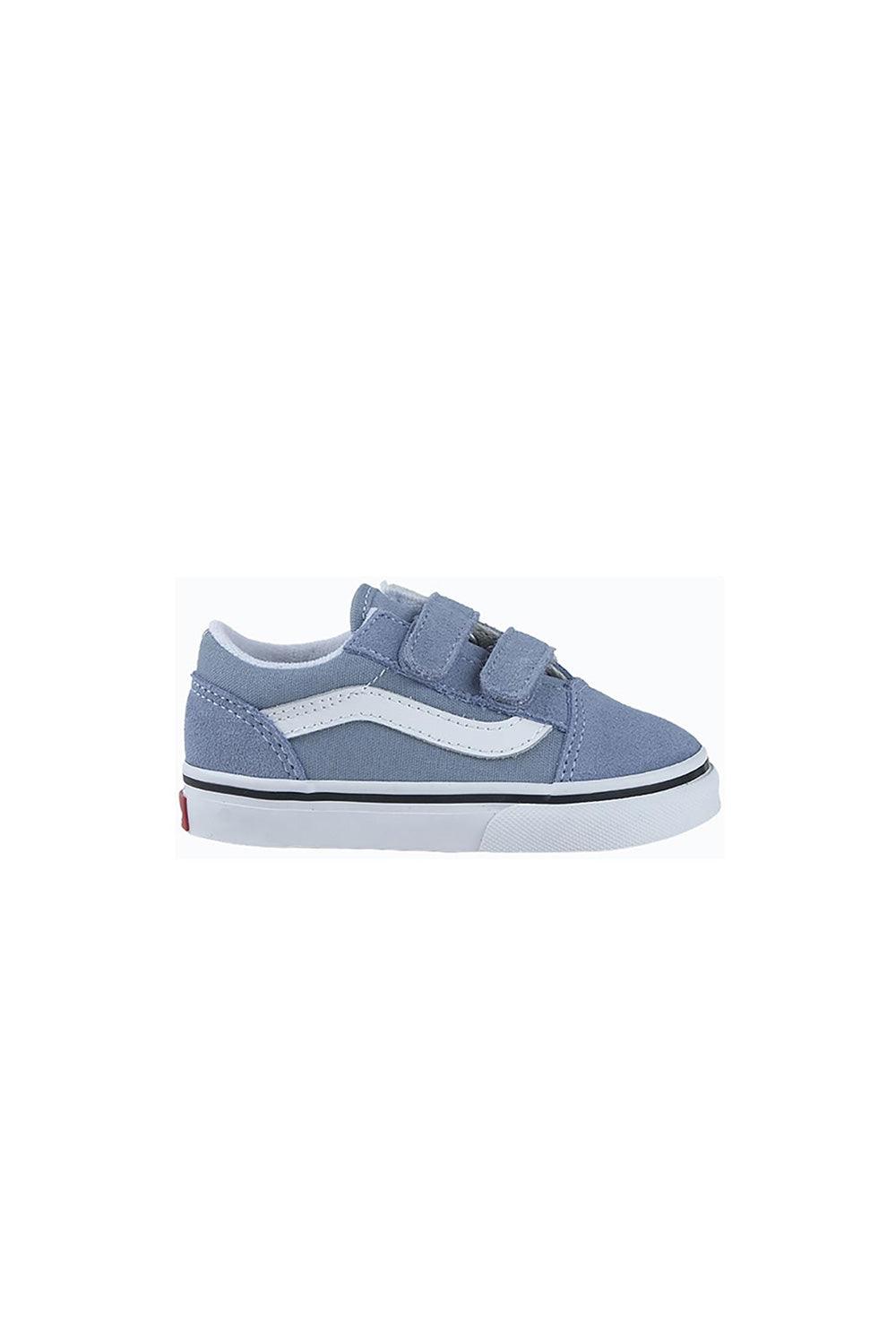 Vans-Baby Old Skool V Dusty Blue-Sneakers-1-Milagron.com