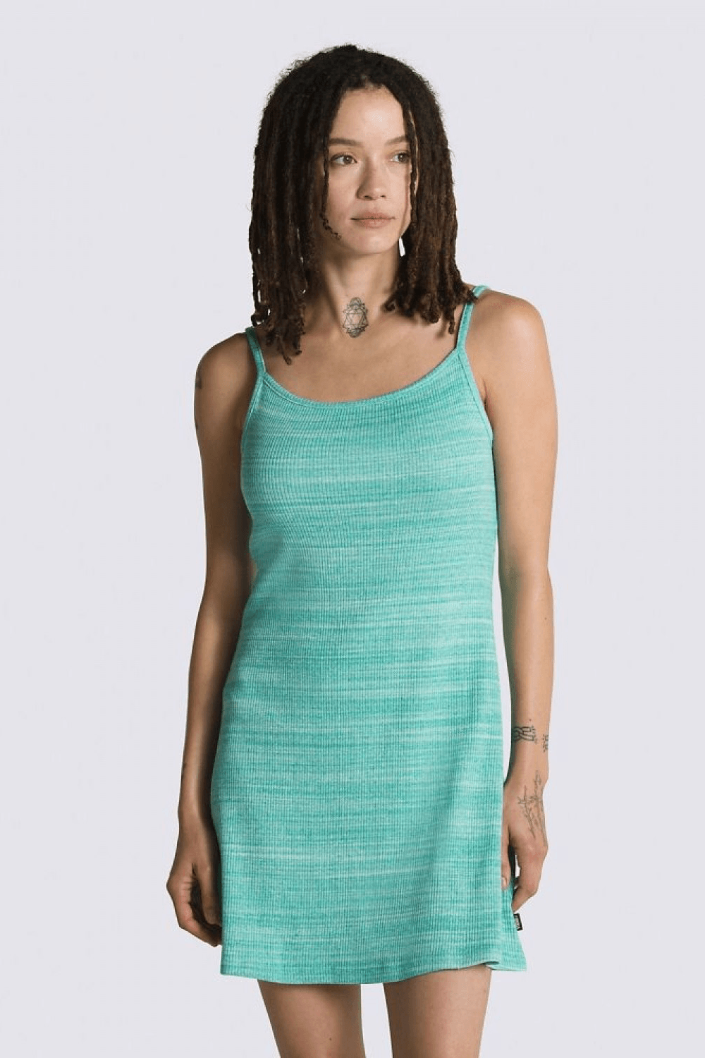 Vans-Cosmos Dress Clearly Aqua-Elbise-1-Milagron.com