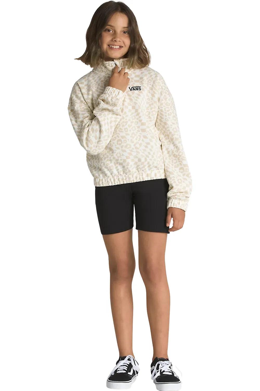 Vans-Kids Printed Half Zip Mock Pullover-Sweatshirts & Hoodies-3-Milagron.com