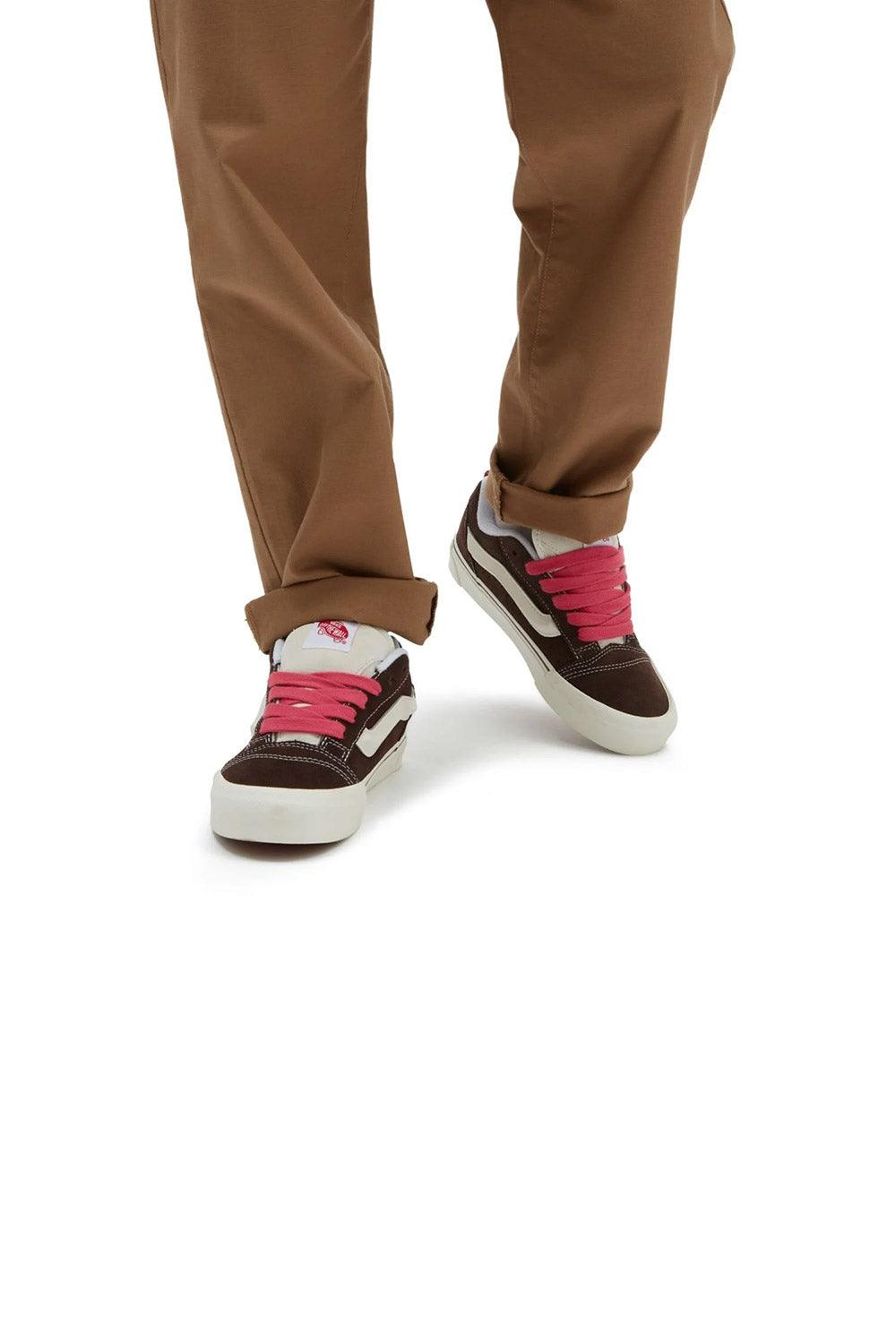 Vans-Knu Skool Brown/True/White-Sneakers-3-Milagron.com