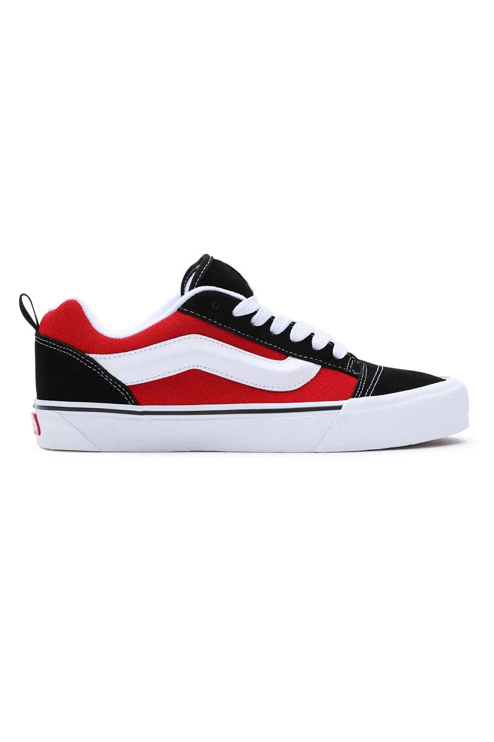 Vans-Knu Skool Red/True White-Sneakers-1-Milagron.com
