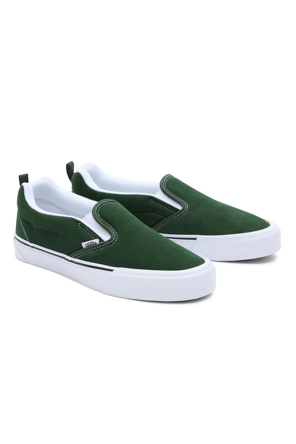 Vans-Knu Slip Green / True White-Sneakers-2-Milagron.com