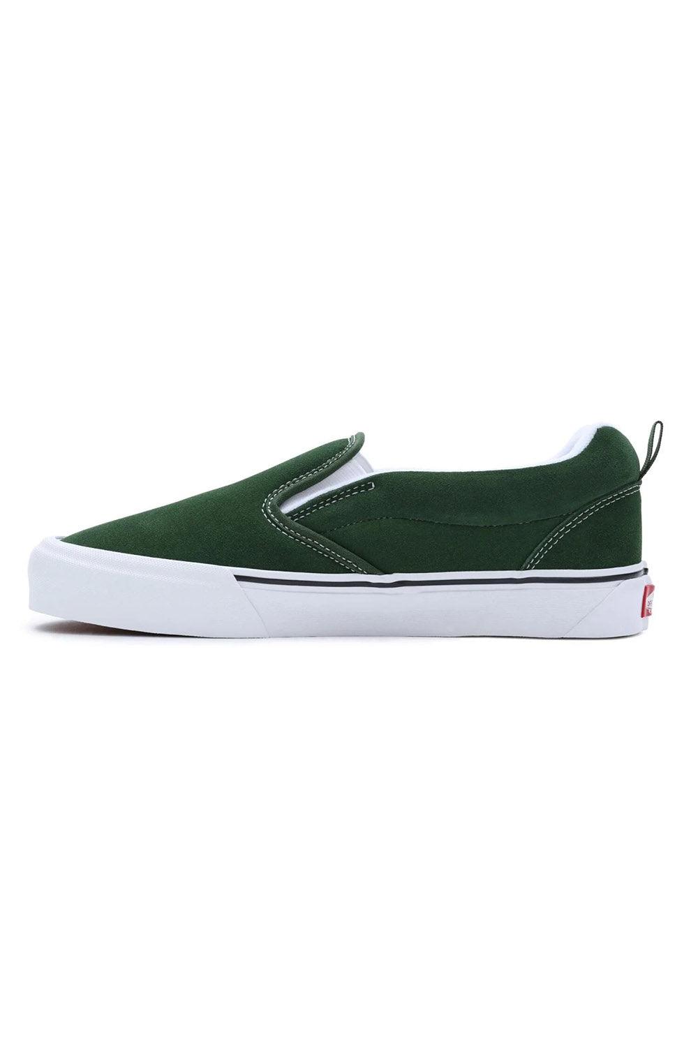 Vans-Knu Slip Green / True White-Sneakers-4-Milagron.com
