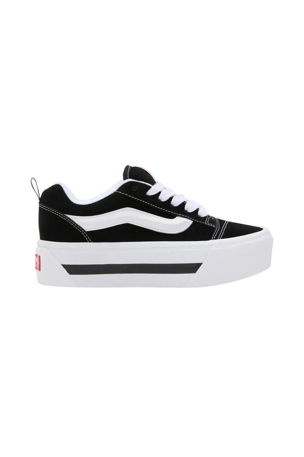 Vans-Knu Stack Black / White-Sneakers-1-Milagron.com