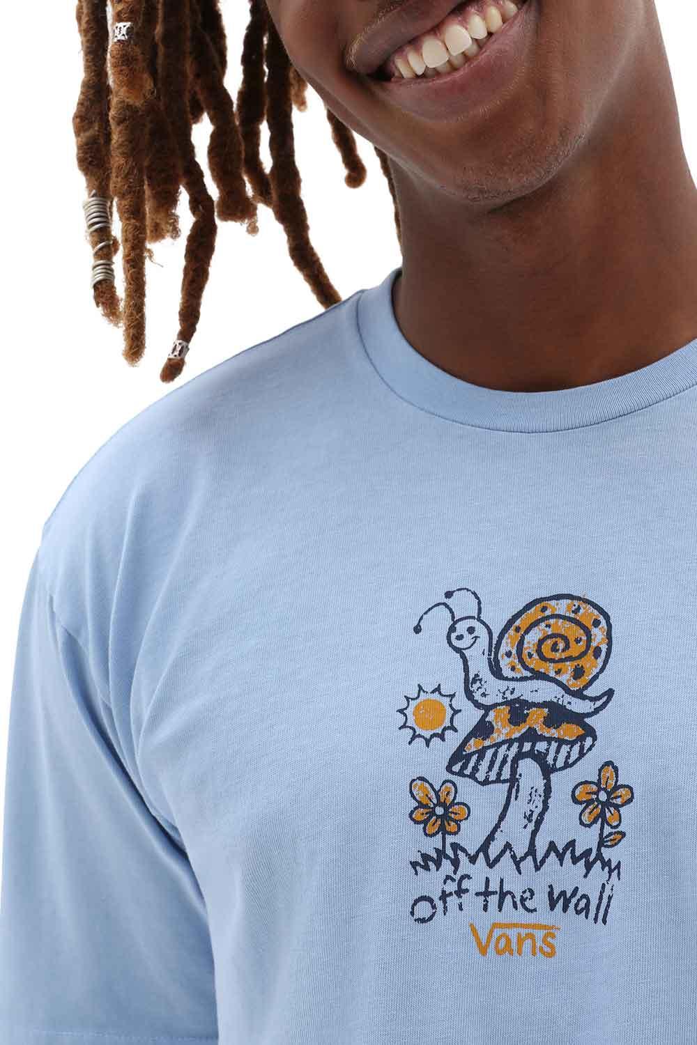 Vans-Off The Snail SS Tee Cashmere Blue-T-Shirts-3-Milagron.com