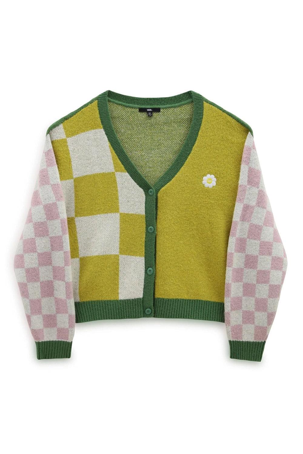 Vans-Oversized Floral Cardigan-Kazak & Triko-4-Milagron.com