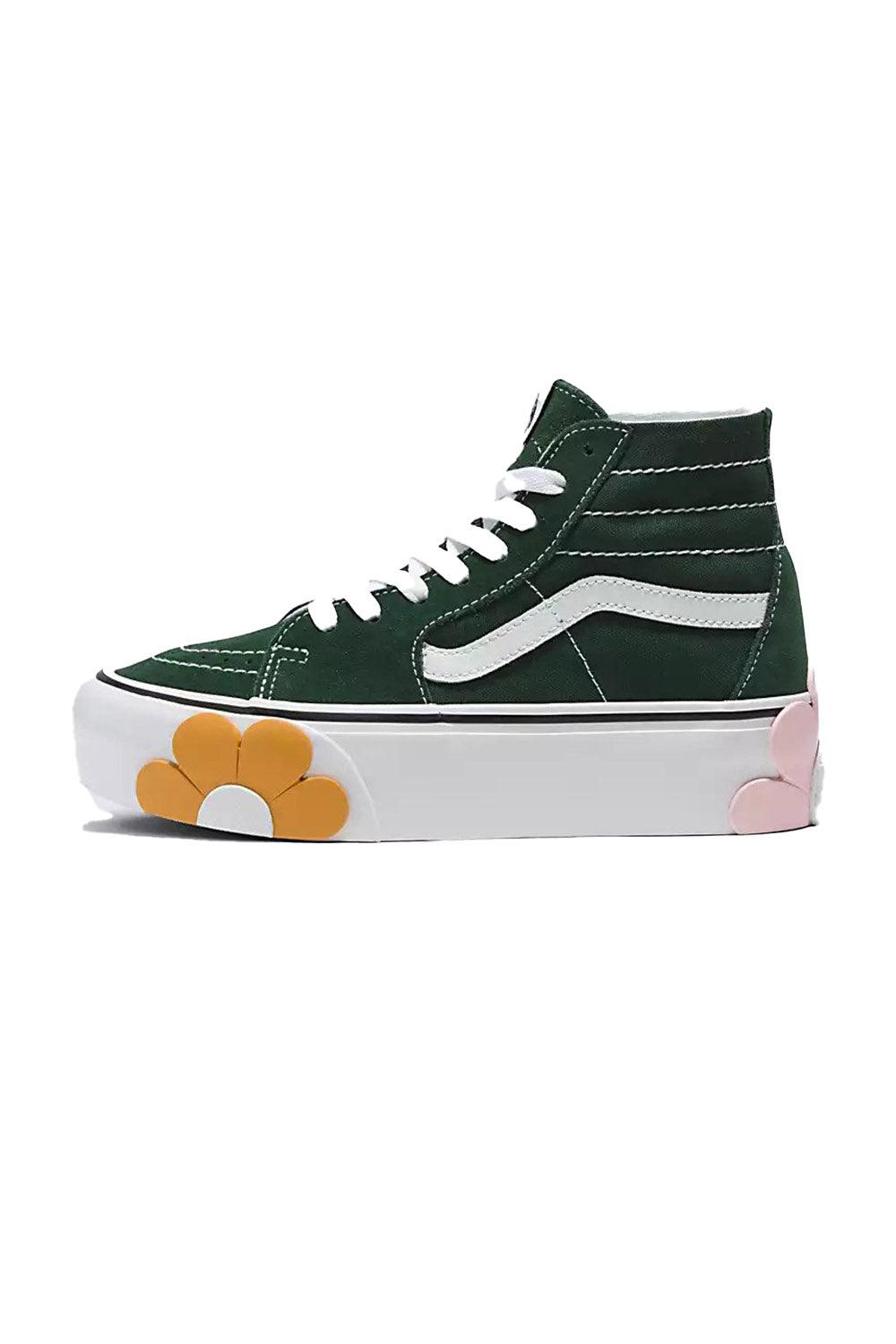 Vans-SK8-Hi Tapered Stackform OSF GREEN/MULTI-Sneakers-4-Milagron.com